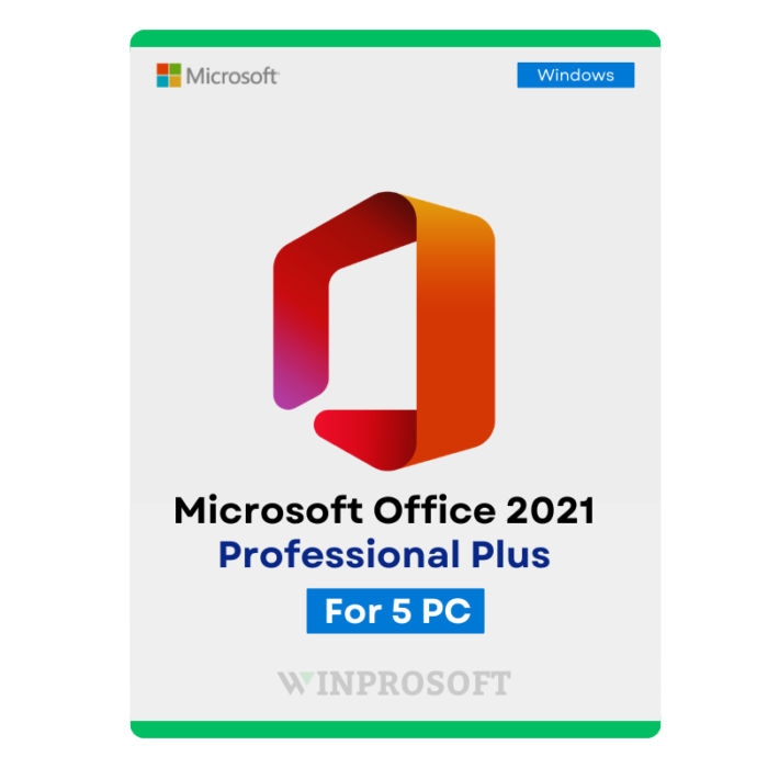 Microsoft Office 2021 Professional Plus-5PC